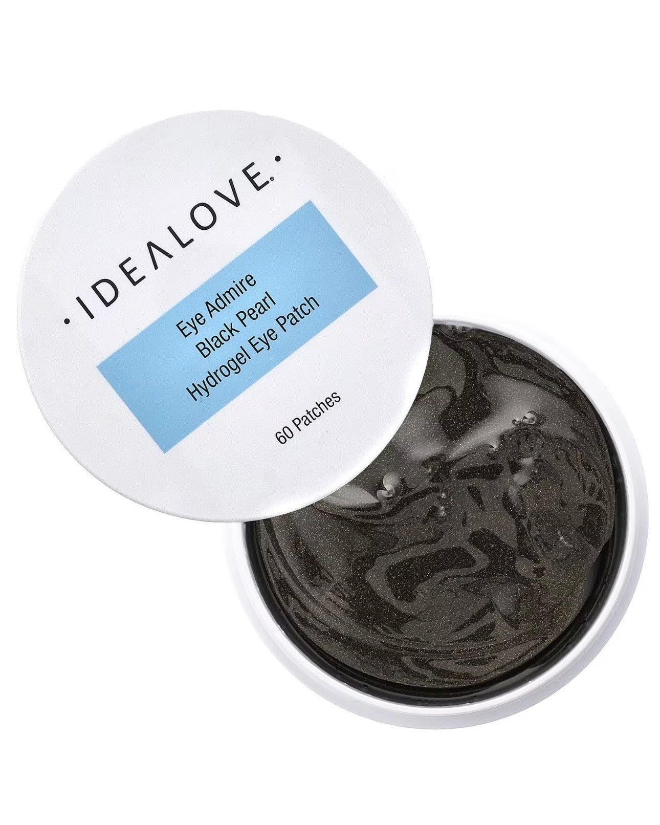 Idealove Patchs pour les yeux Eye admire à l'hydrogel et à la perle noire, 60 patchs